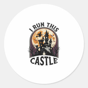 Adesivo Camisa Vintage de Halloween Castelo Assombrado Bru