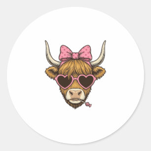 Adesivo Camisa Vintage de Óculos de Coração de Vaca das Te