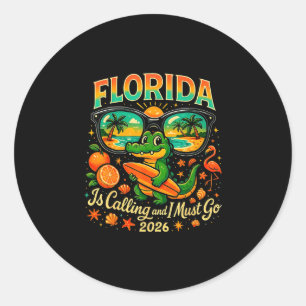 Adesivo Camisa vintage florida gator surf retro praia 2026