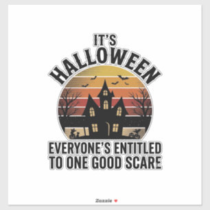 Adesivo Camisa Vintage Halloween Casa Assombrada Bom Susto