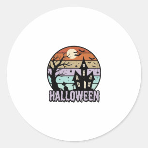 Adesivo Camisa Vintage Halloween Casa Assombrada Design_1
