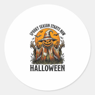 Adesivo Camisa Vintage Halloween Espantalho Abóbora Bruxa_