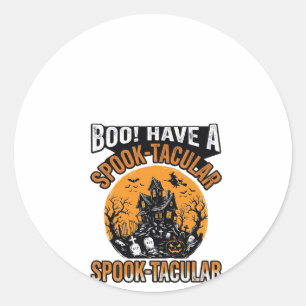 Adesivo Camisa Vintage Spook-Tacular Halloween Casa Assomb