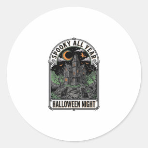 Adesivo Camisa Vintage Witch Halloween Haunted House_1