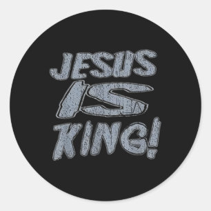 Adesivo Camisas Cristãs Para Homens Jesus É Rei Deus Fé