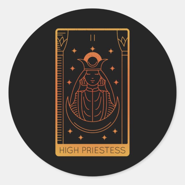 Adesivo Camisas De Cartão De Tarô Para Mulheres Ocultam O  (Frente)