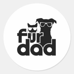 Adesivo Camisas De Dia de os pais Engraçadas Com Peles De