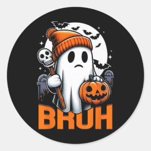 Adesivo Camisas De Halloween Para Homens Bruh Ghost Ha