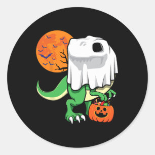 Adesivo Camisas de Halloween para Homens Dinossauro T Rex 