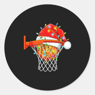 Adesivo Camisas de Natal de Basquete do Papai Noel para Me