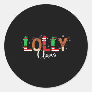 Adesivo Camisas De Natal Lolly Claus Para A Família G