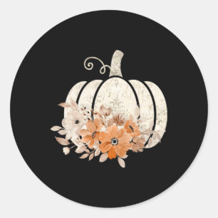 Adesivo Camisas De Queda Mulheres Vintage Pumpkin Autumn G