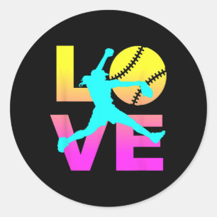 Adesivo Camisas de Softbol para Meninas Amam