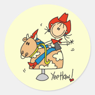 Adesivo Camisas e Presentes Cowgirl Yee Haw