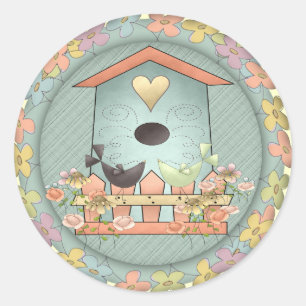 Adesivo Camisas e presentes do pássaro T dos miúdos