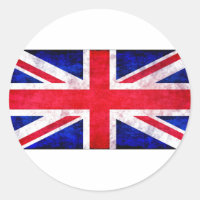 Camisas e presentes do Union Jack grunge