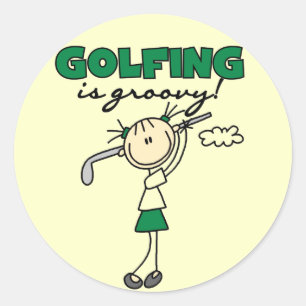 Adesivo Camisas e Presentes Golfing é Groovy