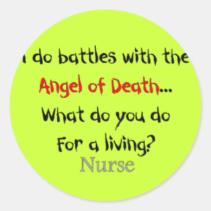 Adesivo Camisas e presentes para enfermeiras Hilarious