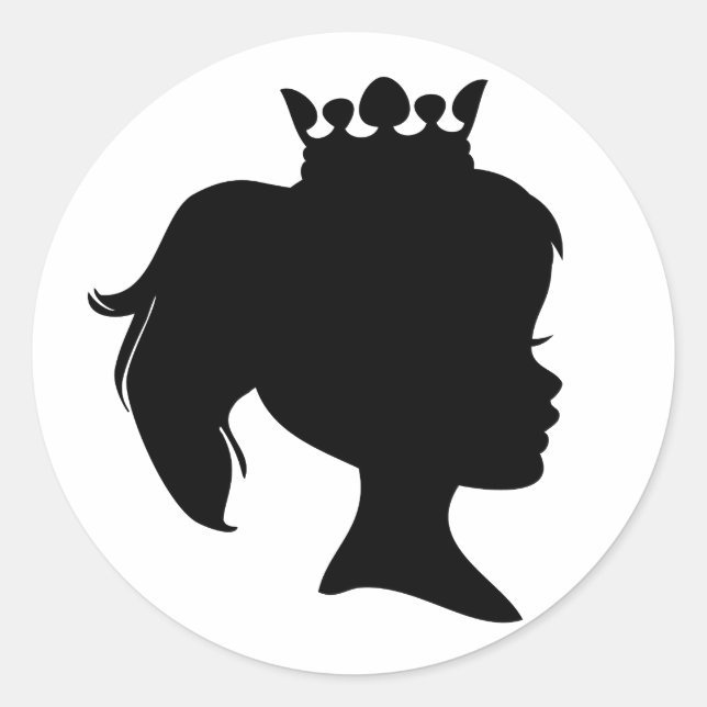 Adesivo Camisas e presentes princesas pretas (Frente)