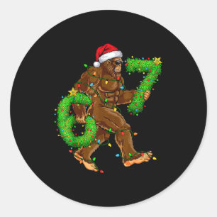 Adesivo Camisas engraçadas de Natal do Pé Grande Seis Sete