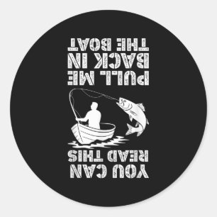 Adesivo Camisas engraçadas de pesca para homens meninos pa