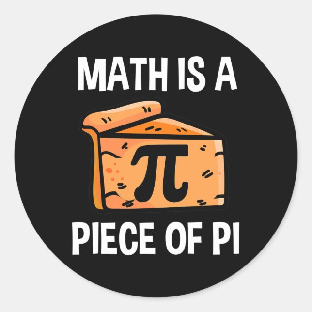 Adesivo Camisas Engraçadas Pi Day5 (Frente)