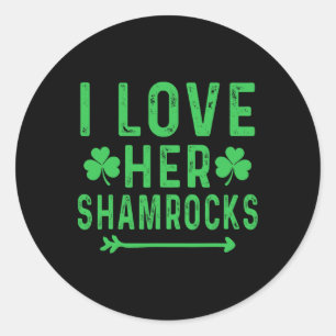 Adesivo Camisas Eu Amo Seus Shamrocks Dia de São Patrício 