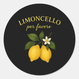 Adesivo Camisas Italianas Limoncello Per Favore Para Mulhe