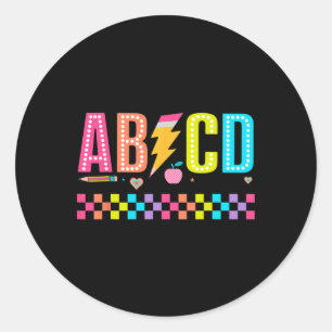 Adesivo Camiseta Abcd Volta às Aulas