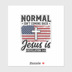 Adesivo Camiseta Apocalipse Jesus Normal Não Está Voltando