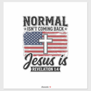 Adesivo Camiseta Apocalipse Jesus Normal Não Está Voltando