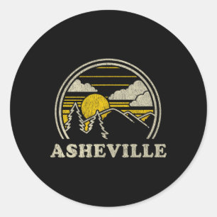 Adesivo Camiseta Asheville Carolina do Norte Nc Vintage Ca