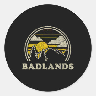 Adesivo Camiseta Badlands South Dakota Sd Vintage Passeio