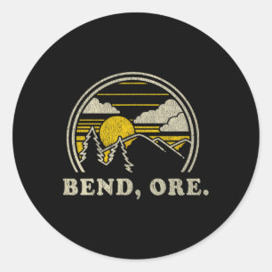Adesivo Camiseta Bend Oregon Or Vintage Caminhada Montanha