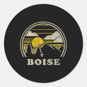 Adesivo Camiseta Boise Idaho Id Vintage Caminhada Montanha
