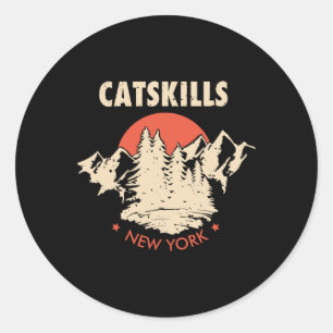 Adesivo Camiseta Catskills Nova York Ny Caminhada Montanha