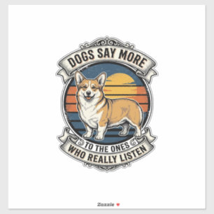 Adesivo Camiseta Citação Corgi Entalhe Vintage Camiseta Am