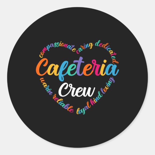 Adesivo Camiseta Ck Para Volta às Aulas Equipe da Cafeteri (Frente)