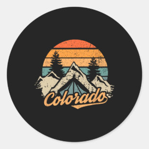 Adesivo Camiseta Colorado - Montanhas Retrô Vintage Nature