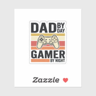 Adesivo Camiseta Controle Vintage Pai Gamer Design_1