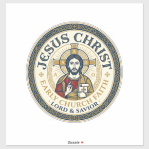 Adesivo Camiseta Cristã Antiga Pais do Deserto Jesus Ins