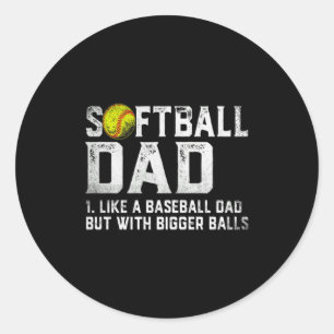 Adesivo Camiseta D T Pai de Softbol Masculino Maior