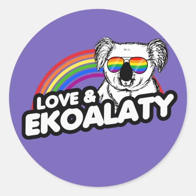Adesivo Camiseta de amor e ekoalaty (Frente)