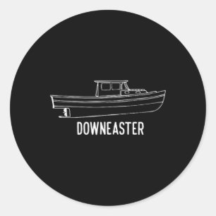 Adesivo Camiseta de barco de pesca de lagosta Downeaster d