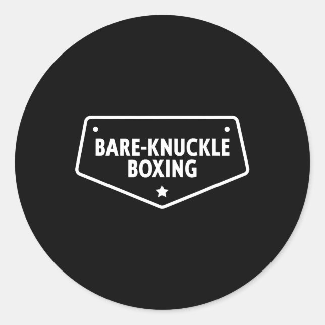 Adesivo Camiseta de Boxe Re-knuckle (Frente)