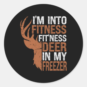 Adesivo Camiseta de caça, estou na Malhação Deer Freezer E