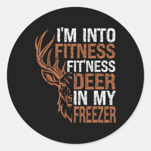 Adesivo Camiseta de caça, estou na Malhação Deer Freezer E