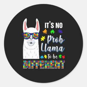 Adesivo Camiseta de conscientização sobre autismo de anima