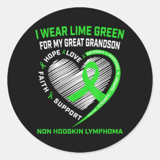 Adesivo Camiseta de conscientização sobre câncer de linfom