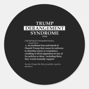 Adesivo Camiseta de Definição Política Tds - Derangement T